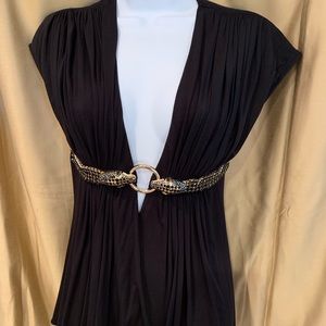 Sky Top with gold snake hardware